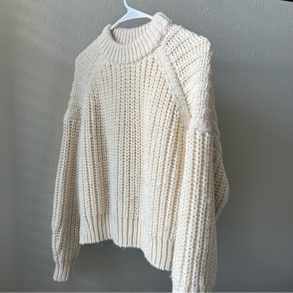 Chunky knit sweater